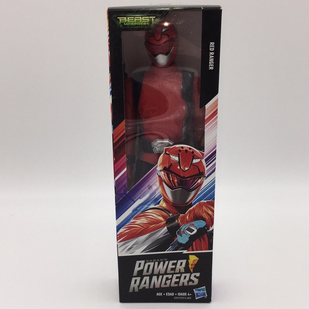 Saban's Power Rangers Beast Morphers Red Ranger Action Figure 12" New